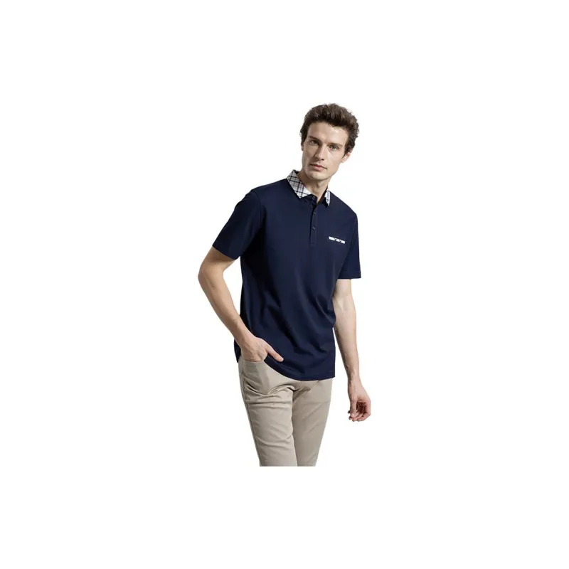 GOLDLION T Shirt Men's Navy Blue-1