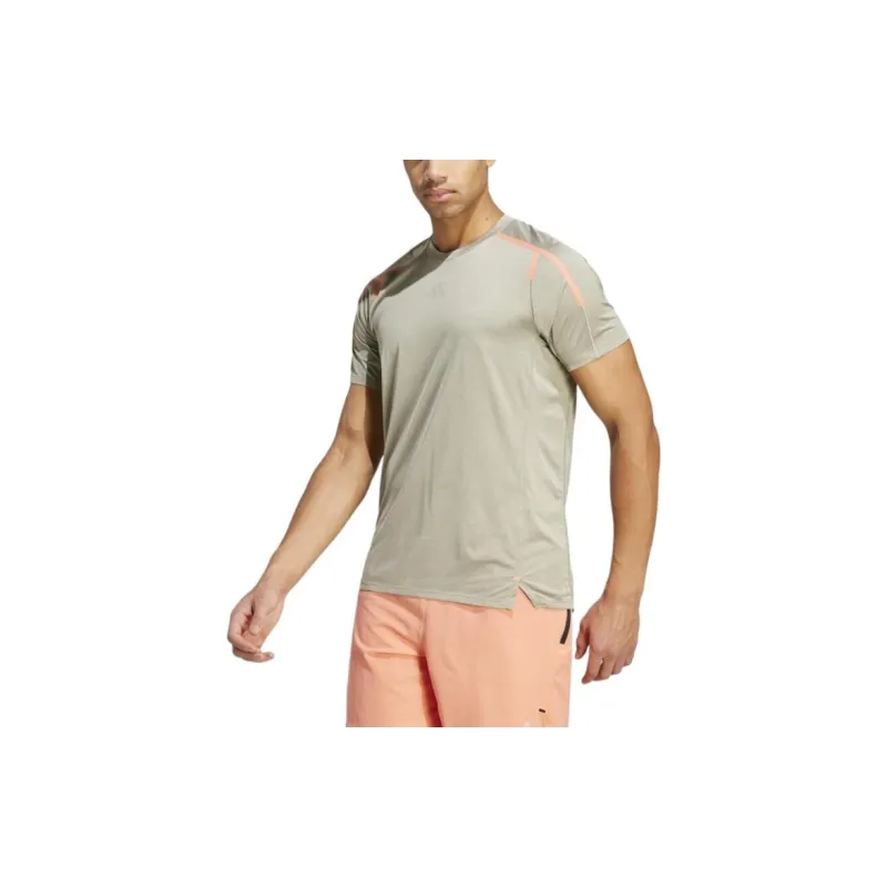 Adidas T Shirt Men's Pebble Silver Gray-1