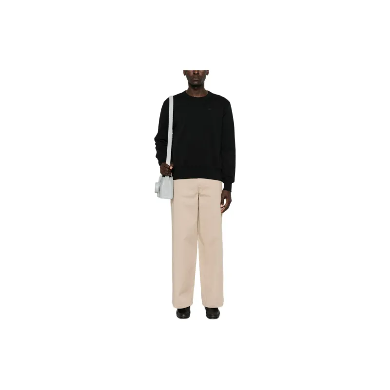 Acne Studios Face Logo appliqué Cotton Sweatshirt-1