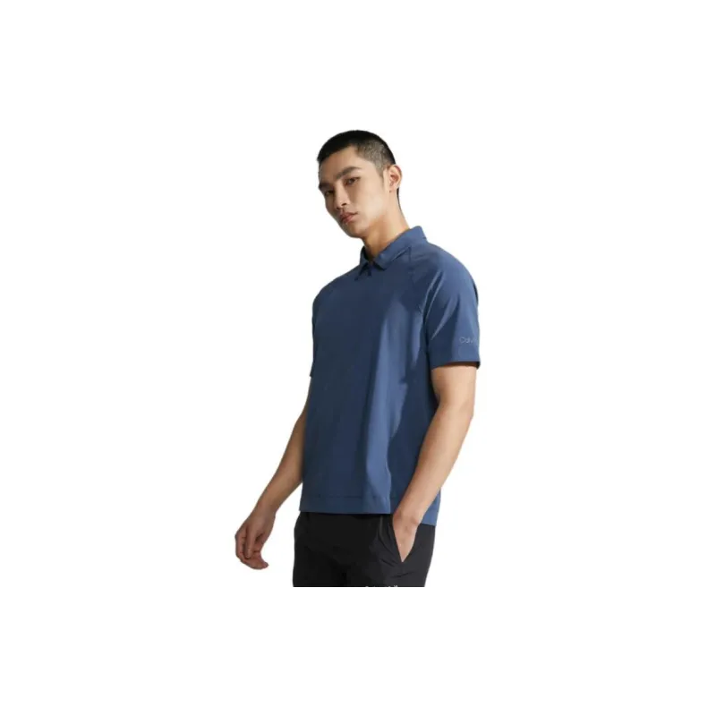 CALVIN KLEIN SS23 Polo Shirt Men's Blue-3