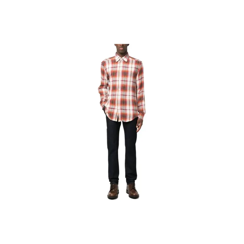 Barena Plaid check Pattern Shirt-1