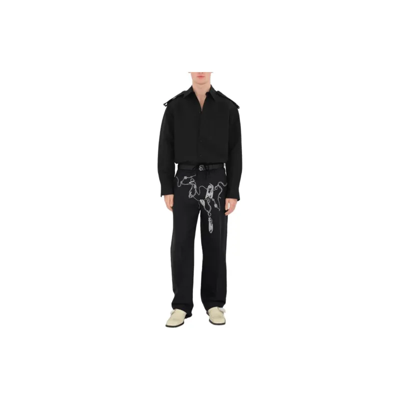 Burberry Knight Hardware-print Shirt-3