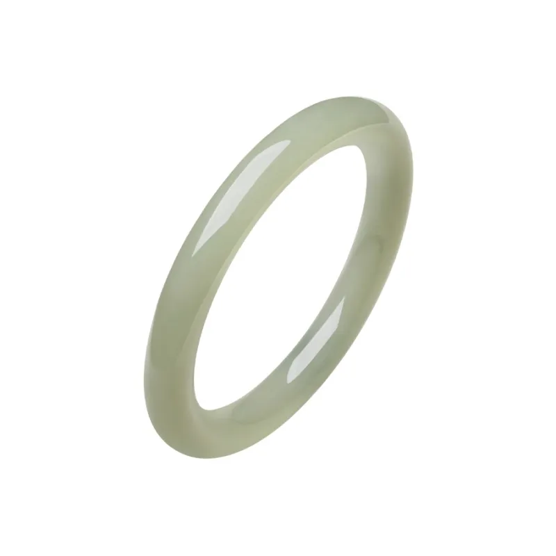 ZHOU LIU FU Bangles Green Jade Women's-9