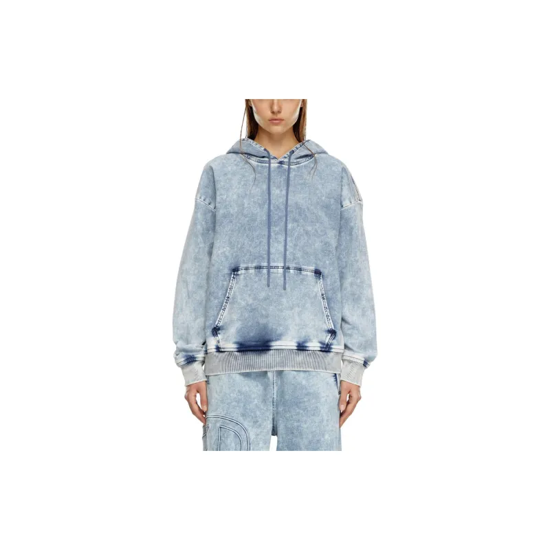 DIESEL Oval D Track Drawstring Hoodie-2