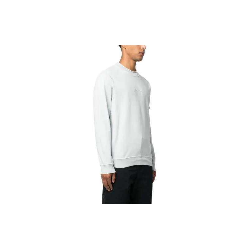 STONE ISLAND Stone Island 40Th Anniversary Collection Sweatshirt Men's Pearl Gray-3