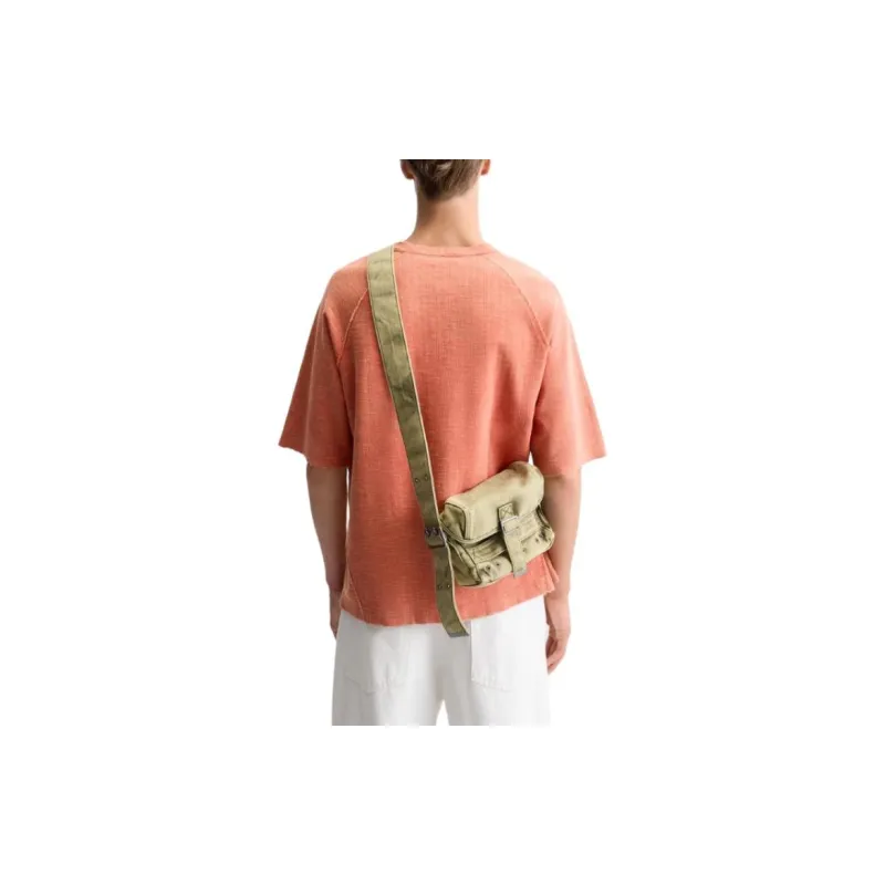 ZARA T-Shirts Men Orange-2