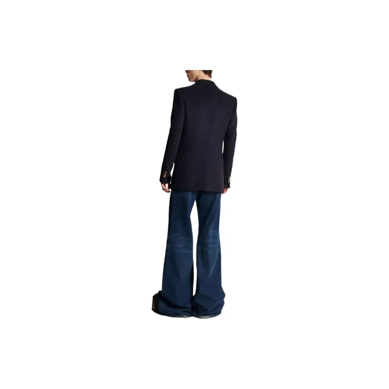 BALMAIN Business Suit Unisex Marine Blue-4