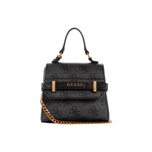 GUESS Artificial Leather Shoulder Bag Crossbody Bag Handbag Mini Women's Black