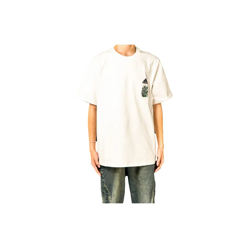 Adidas T Shirts Unisex White-4
