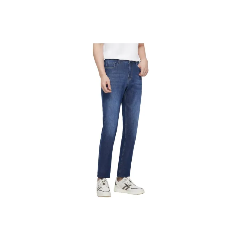 K-BOXING Jeans Men's Denim Blue-4