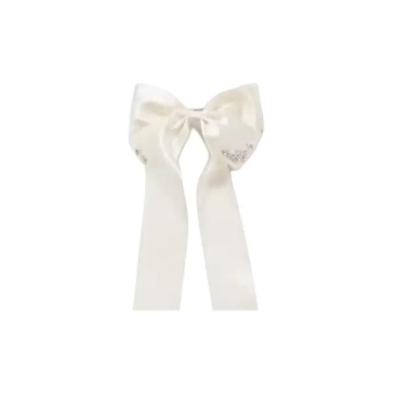 SIMONE ROCHA Crystal embellishment Bow Hair Clip-1