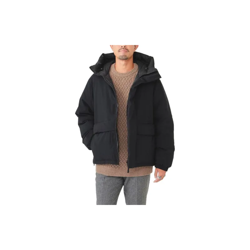 Beams Down Jackets Men Black-3