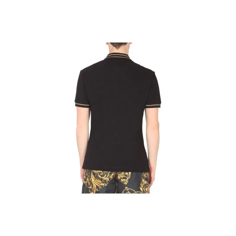 VERSACE JEANS COUTURE Polo Shirts Men Black-4