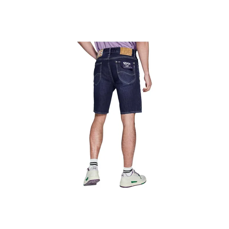 Lee Denim Shorts Men Medium Dark Blue-3