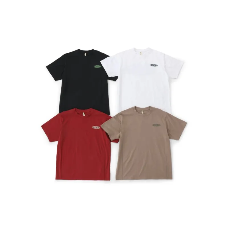 KEEN HARVEST TECH TEE C&B LOGO T-Shirt Men's Merlot Burgundy/Taupe-2