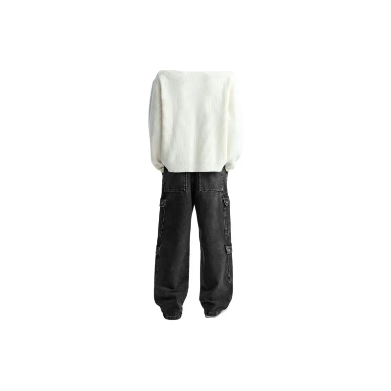 ZARA Jeans Men Black-3