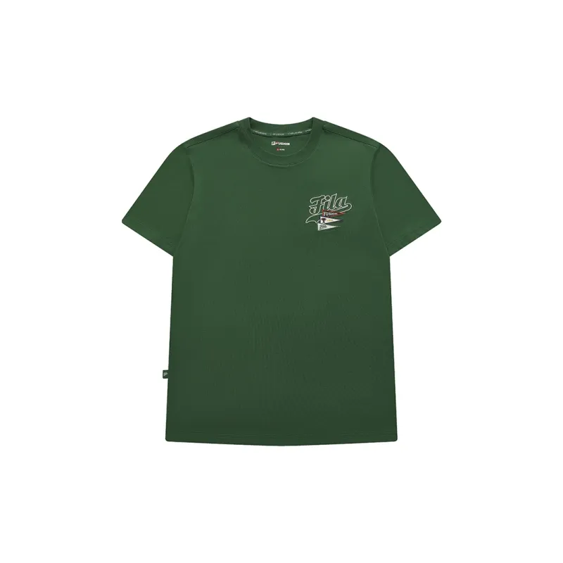 FILA FUSION T Shirts Men Lime Green-2