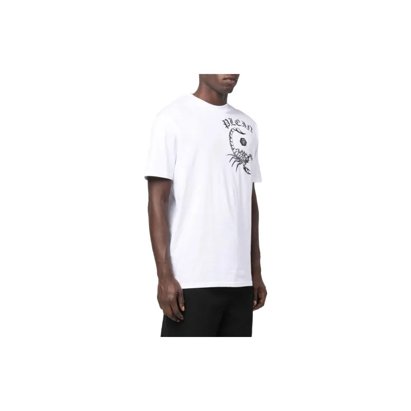 PHILIPP PLEIN Chest Logo print Detail T shirt-1