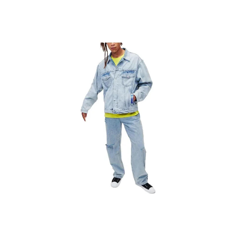 Karl Lagerfeld Jeans Organic Cotton Denim Jacket-1