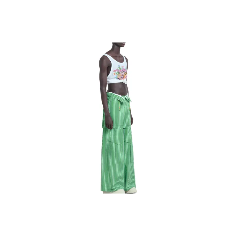 MARNI Jam Series Cargo Pants Men Green-2