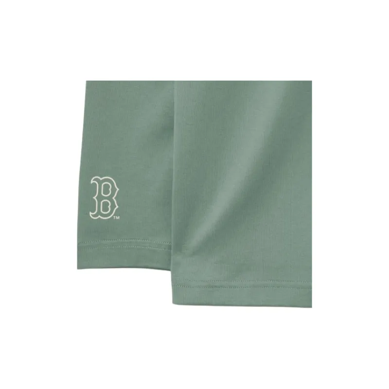 MLB Basic Boston Red Sox T Shirt Unisex Pea Green-6