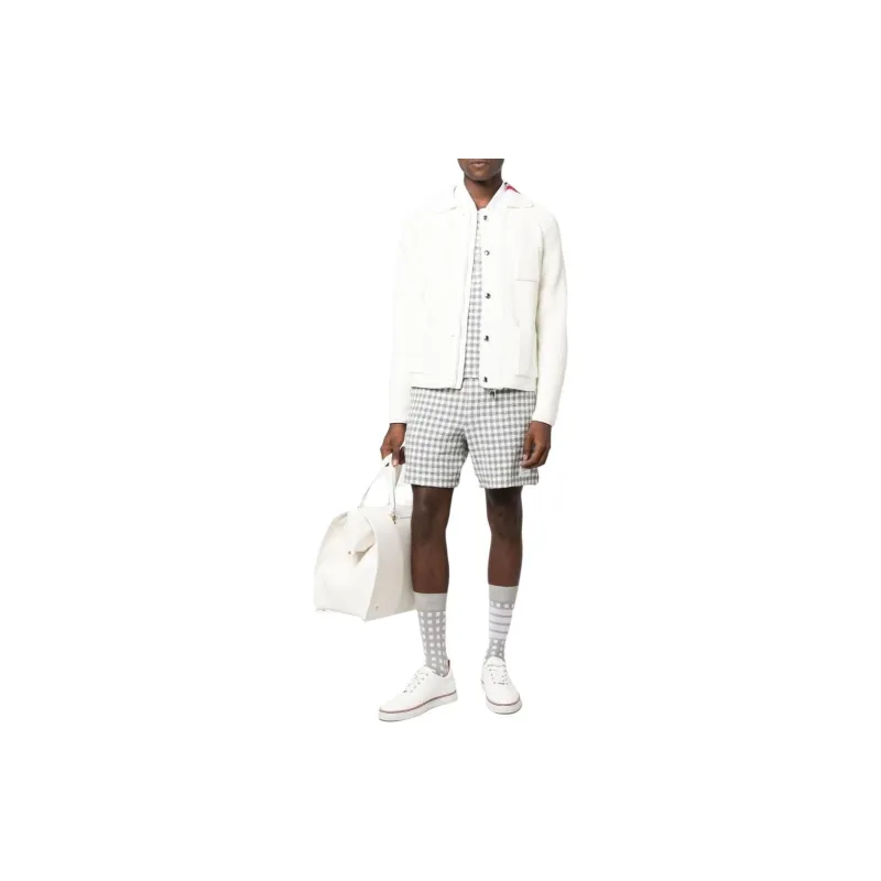THOM BROWNE Polo Shirts Men Medium Gray-1