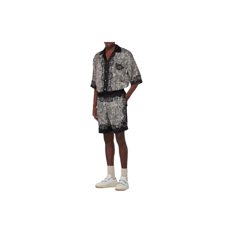 Acne Studios Graphic Printed Short Sleeved Shirt-2