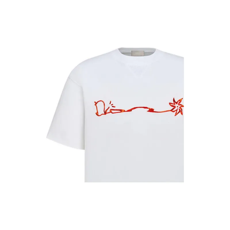DIOR X Cactus Jack Oversized T Shirt-5