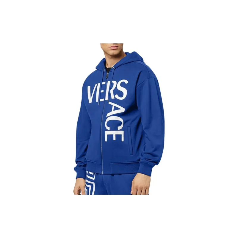 VERSACE Sweatshirts Men Blue-2