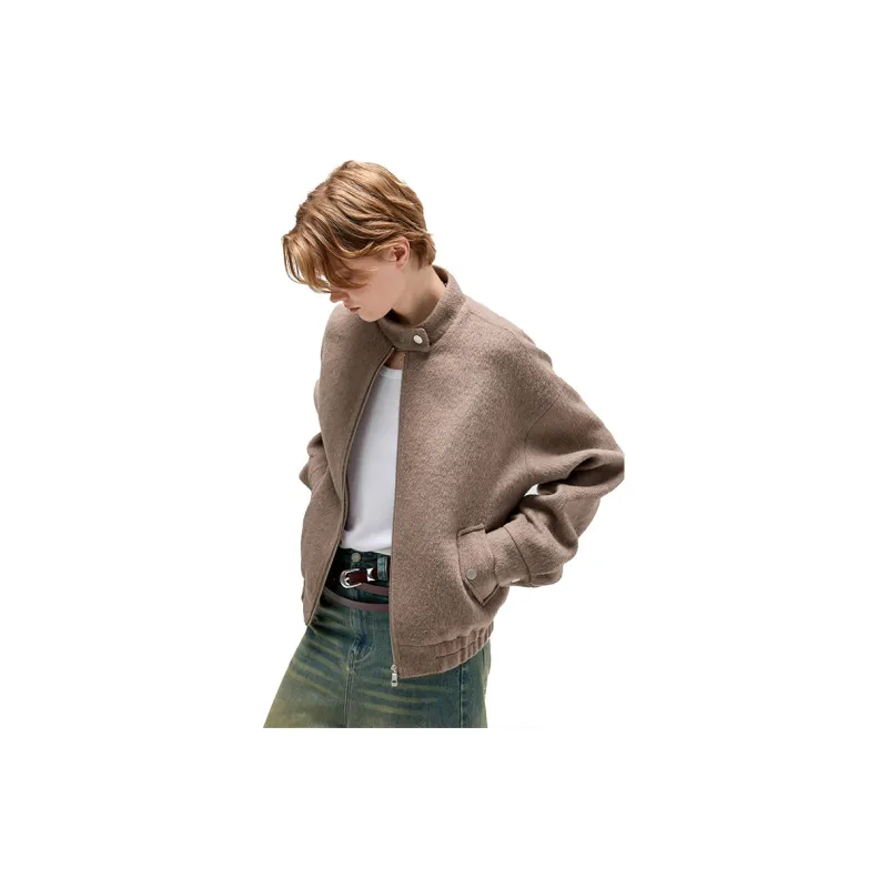 ETERNITY ITA Woolen Jacket Unisex Brown-5