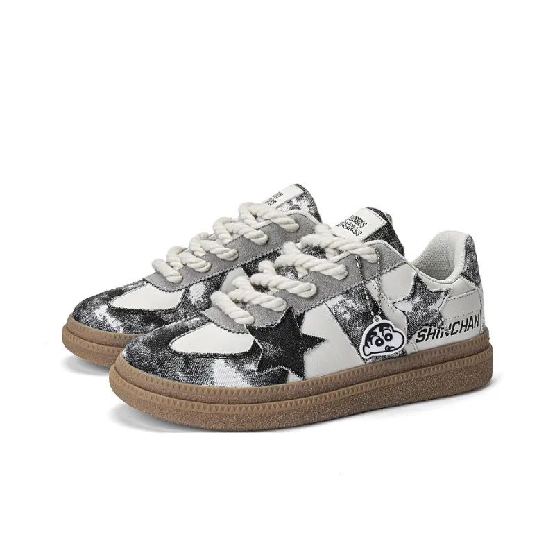 Crayon Shinchan Slip Resistant, Lightweight, And Breathable Low Top Skateboard Shoes Unisex-3