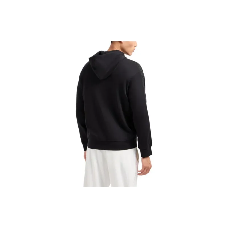 ARMANI EXCHANGE Logo Embroidered Zip Up Hoodie-2