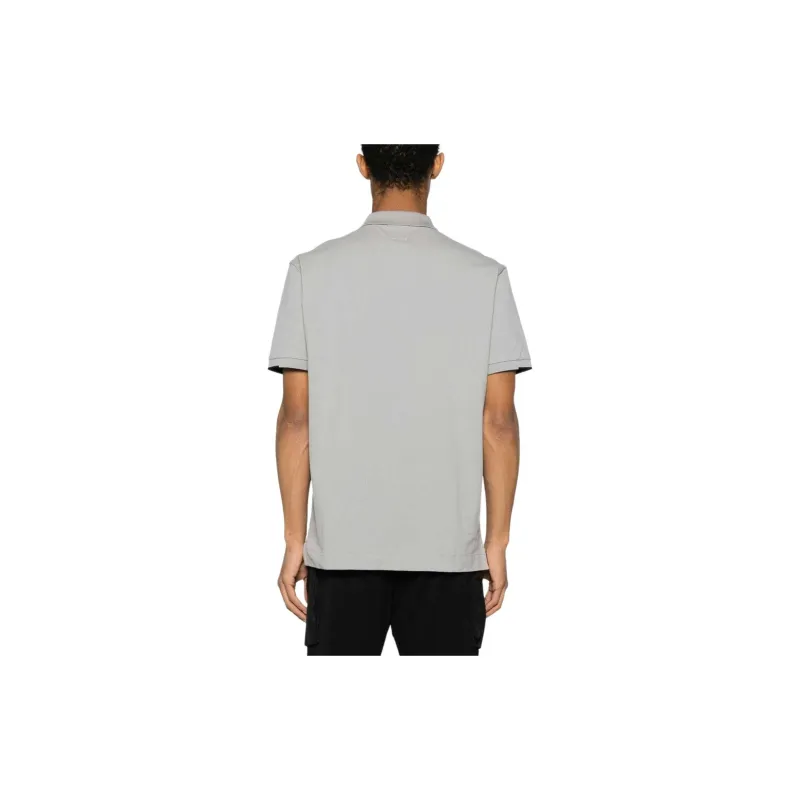 C.P.Company Logo print Piqué weave Polo Shirt-2