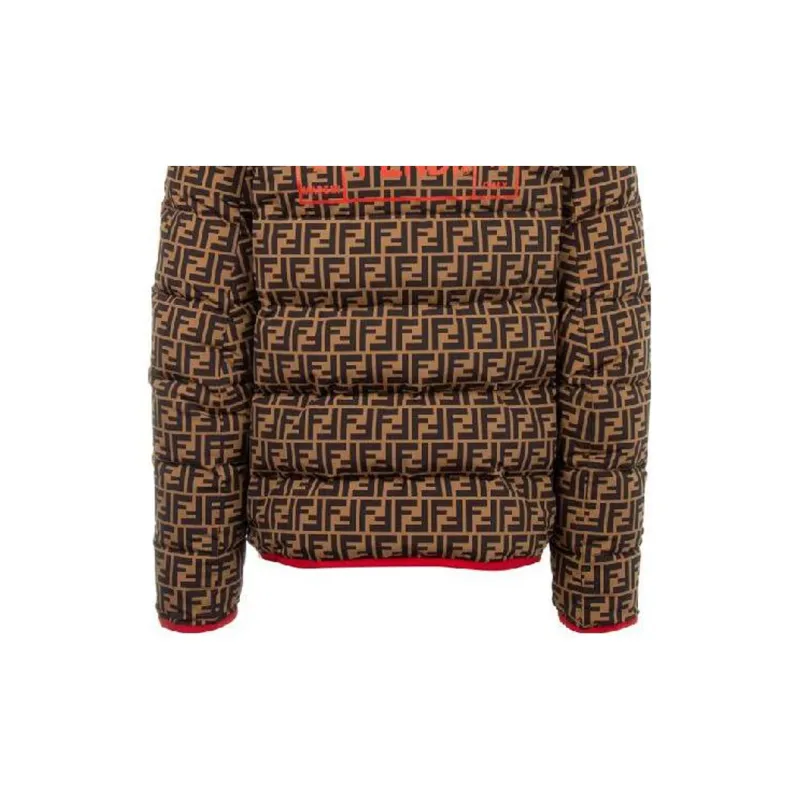 FENDI SS23 Jackets Coats Men's Brown-4