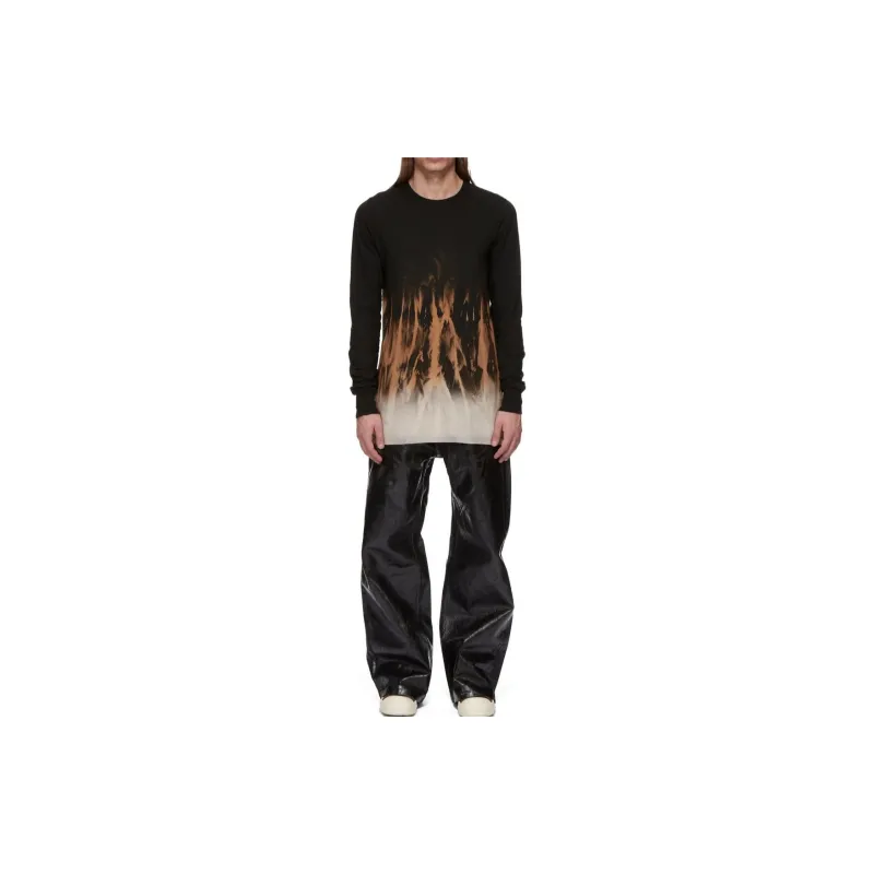Rick Owens DRKSHDW Pattern Printed Long Sleeved T Shirt-2