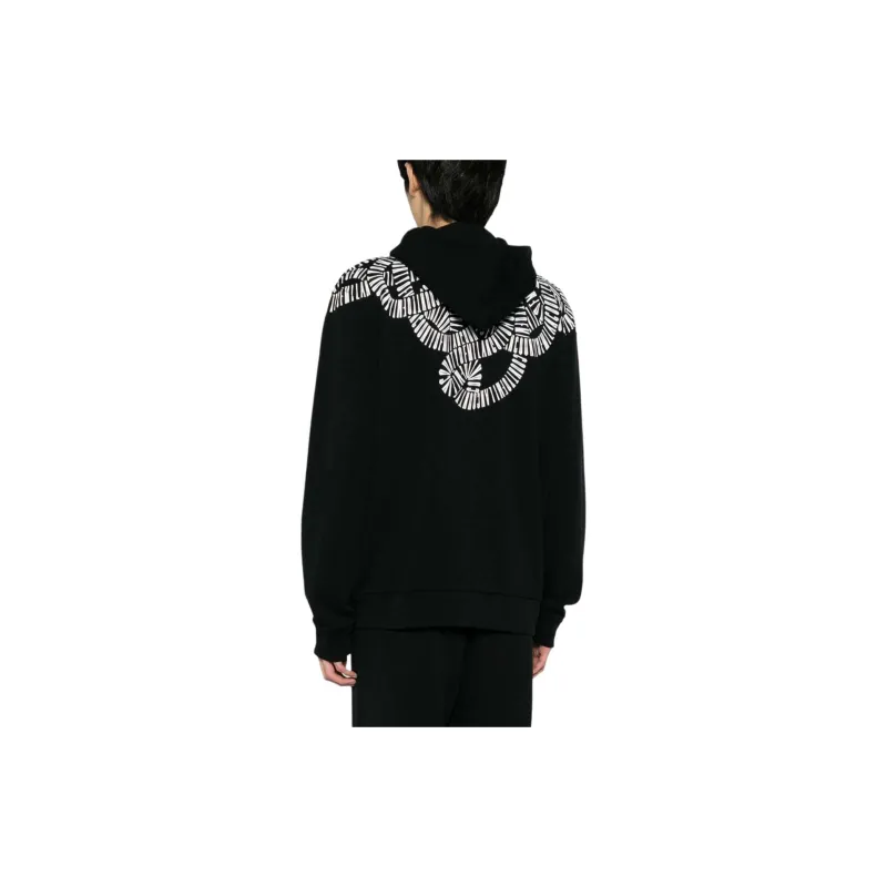 Marcelo Burlon Snake Wings Cotton Hoodie-2
