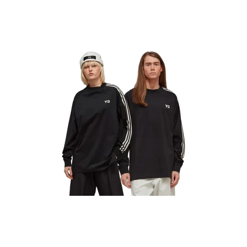 Y-3 Logo-print 3-Stripes Sweatshirt-1