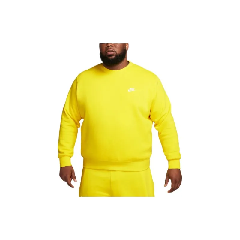 Nike Sportswear Club Sweatshirt Men's Bright Yellow-4