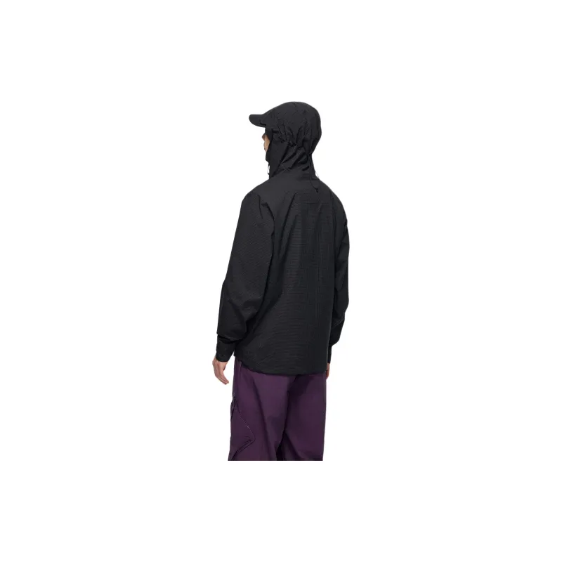 Anta Windproof Windbreaker Jacket Unisex Basic Black-2