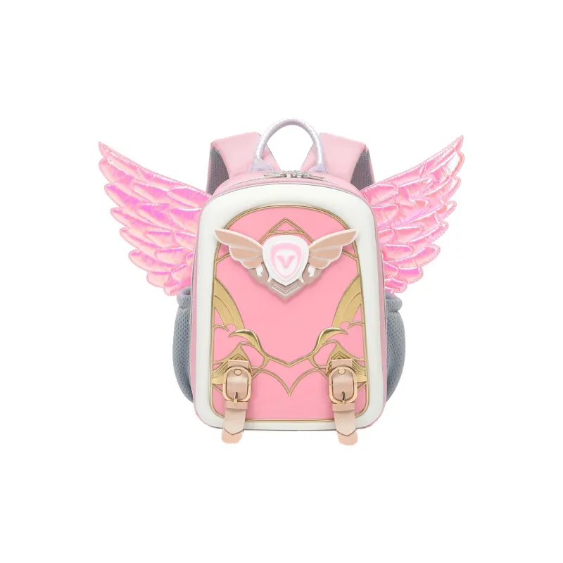! YOVELA 3D 3D Effect PP Soft Silicone Material Backpack Kids' Pink/Purple-0