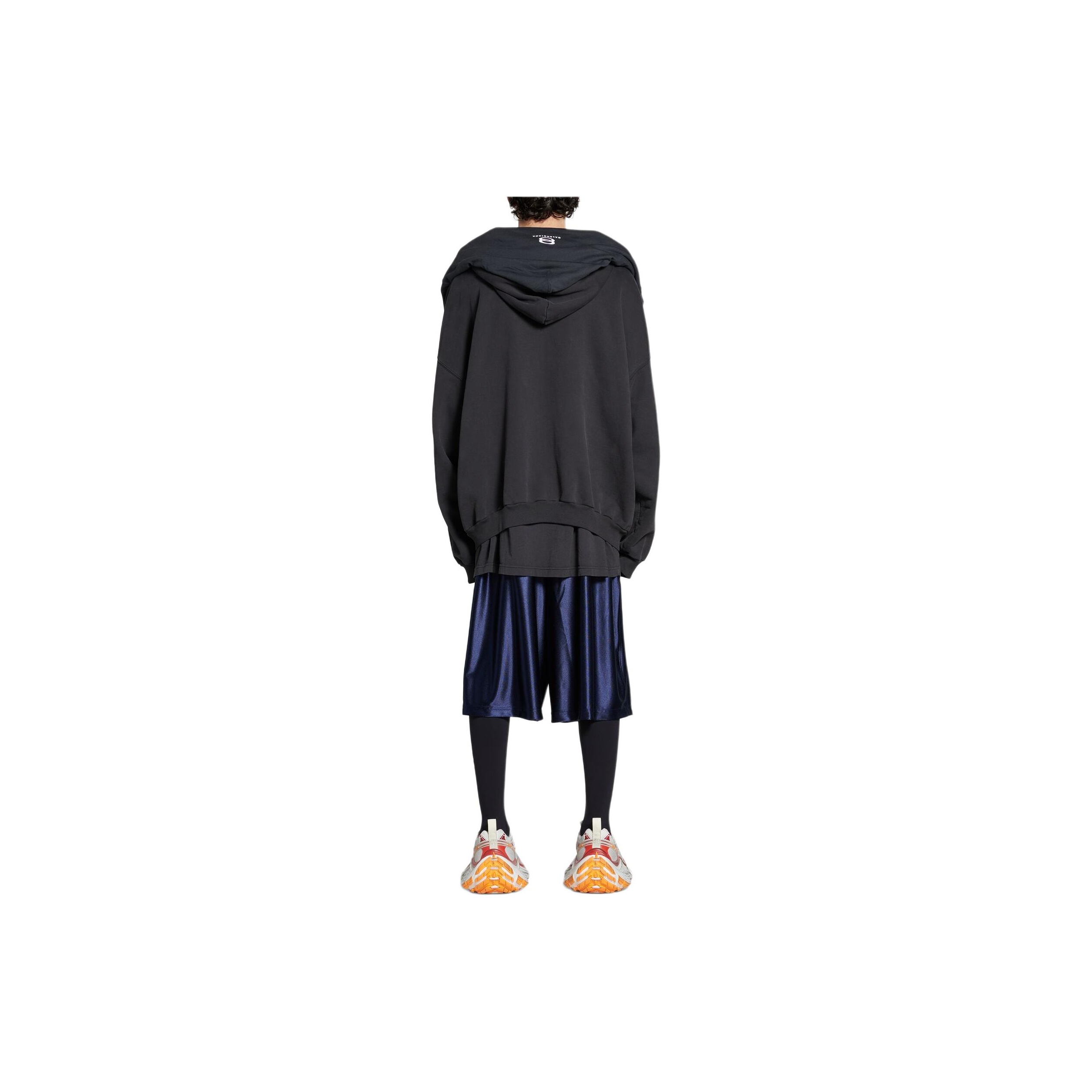 Balenciaga FW24 Unity Sport Icon Incognito Zip-Up Hoodie Balenciaga FW24 Unity Sport Icon Incognito Zip-Up Hoodie