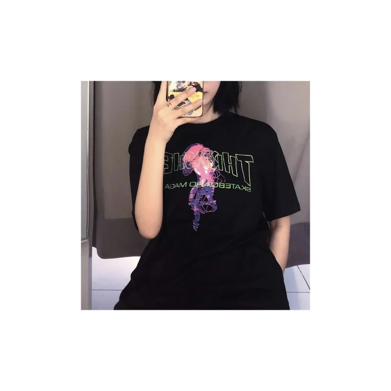 Thrasher T Shirt US Version Unisex Black-4