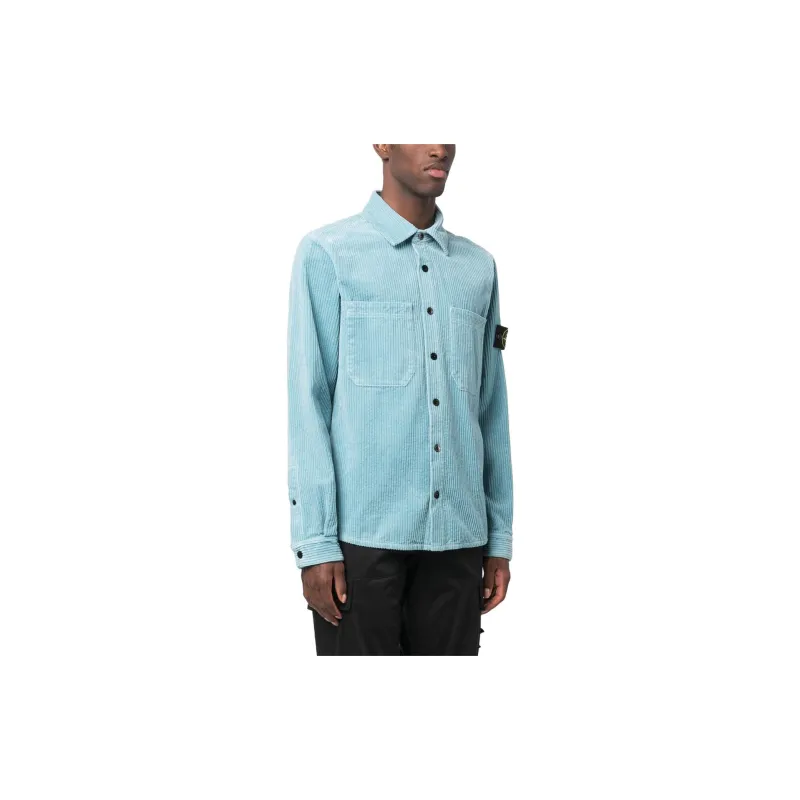 STONE ISLAND Shirt Men's Sky Blue-4