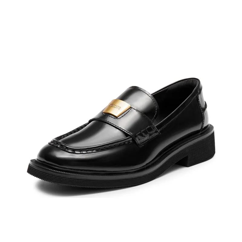 Staccato Small Gold Brick Jazz Loafers 3.5cm Women's-13