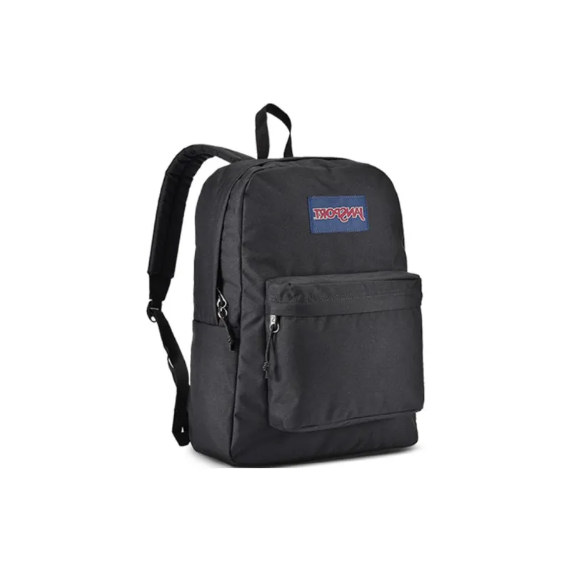 JanSport Fabric Backpack Medium Size Unisex Black-4