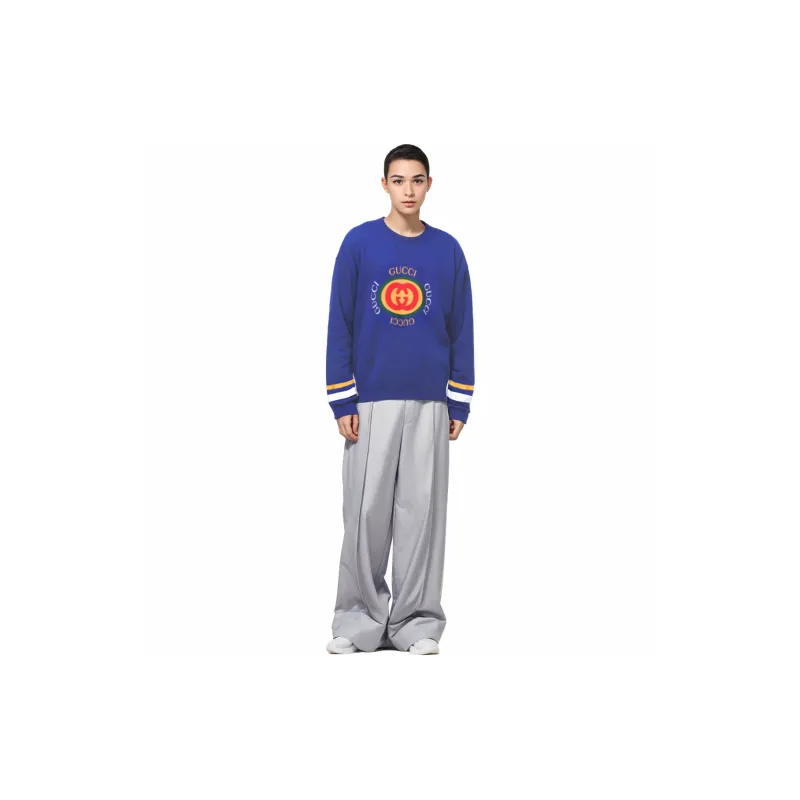 GUCCI Sweatshirts Men Blue-2