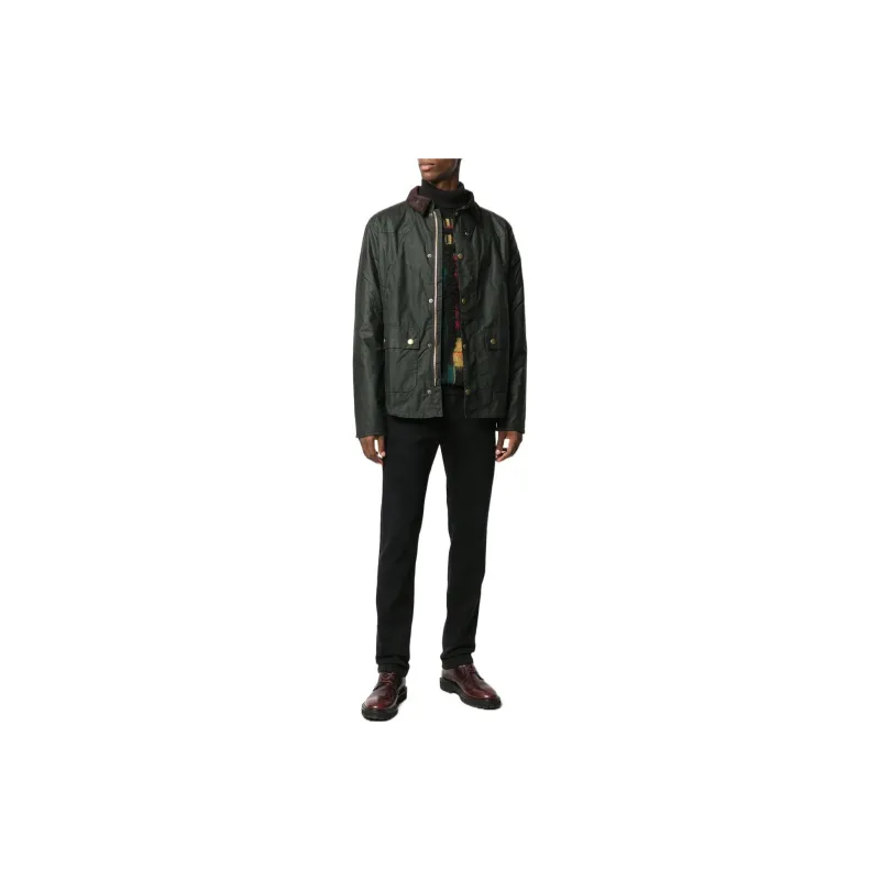 BARBOUR Collared Button Up Jacket-1