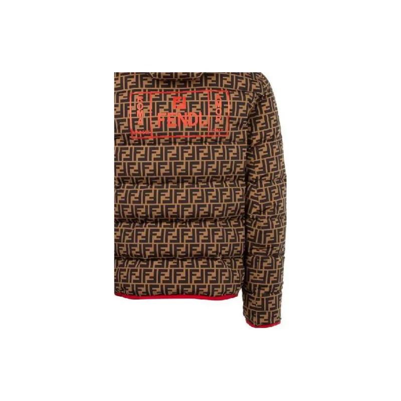 FENDI SS23 Jackets Coats Men's Brown-5
