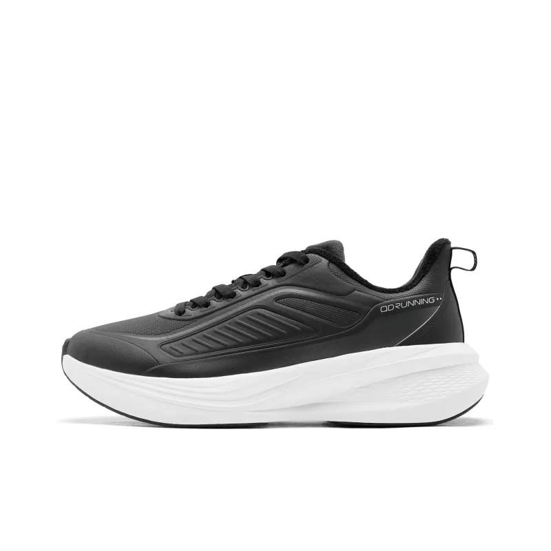 QIAODAN Rainwing 4.0 Running Shoes Men Low Top Black/Lightning Gray-0