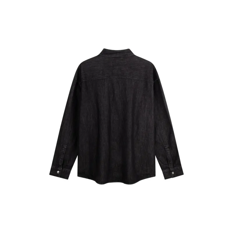 CALVIN KLEIN Shirt Men's Denim Black-2